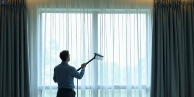 Commercial curtain stain removal service box-hill-vic hotels offices restaurants