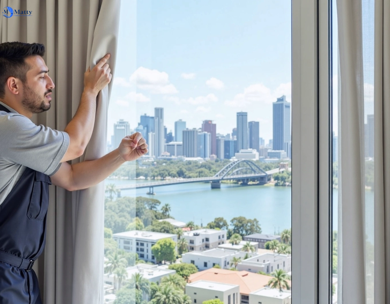 Professional curtain steam cleaning service box-hill-vic QLD by Matty Curtain Cleaning