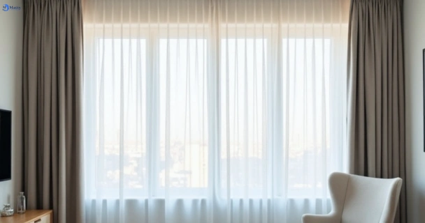 Freshly steam cleaned curtains in box-hill-vic QLD